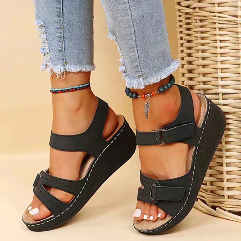 Elena™ – Summer Comfort Wedge Sandals