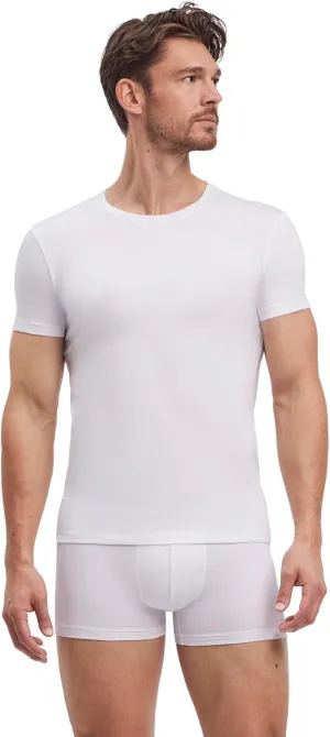 FALKE Men's Daily Comfort Round Neck T-Shirt 2-Pack