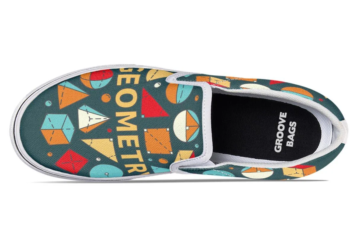 Geometry Lovers Slip-On Shoes