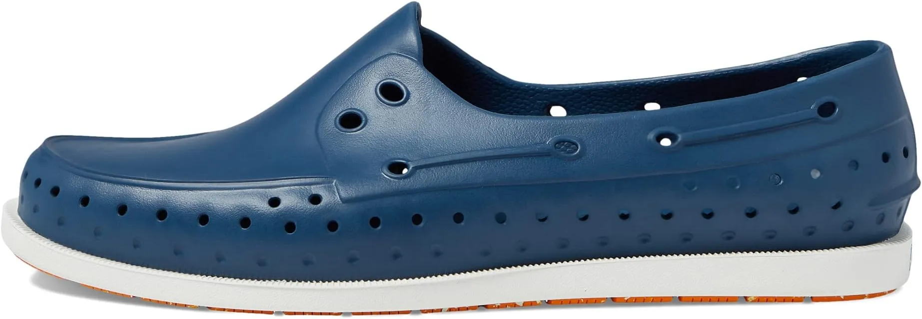 Howard Sugarlite Native Shoes Loafers in Frontier Blue/Shell White/Foxtail Speckle Rubber