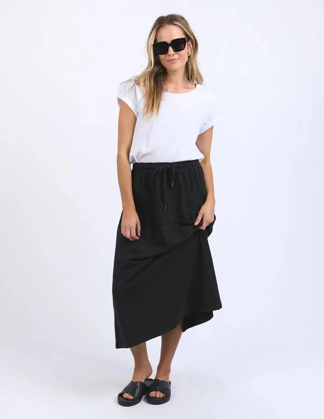 Jayne Skirt - Washed Black