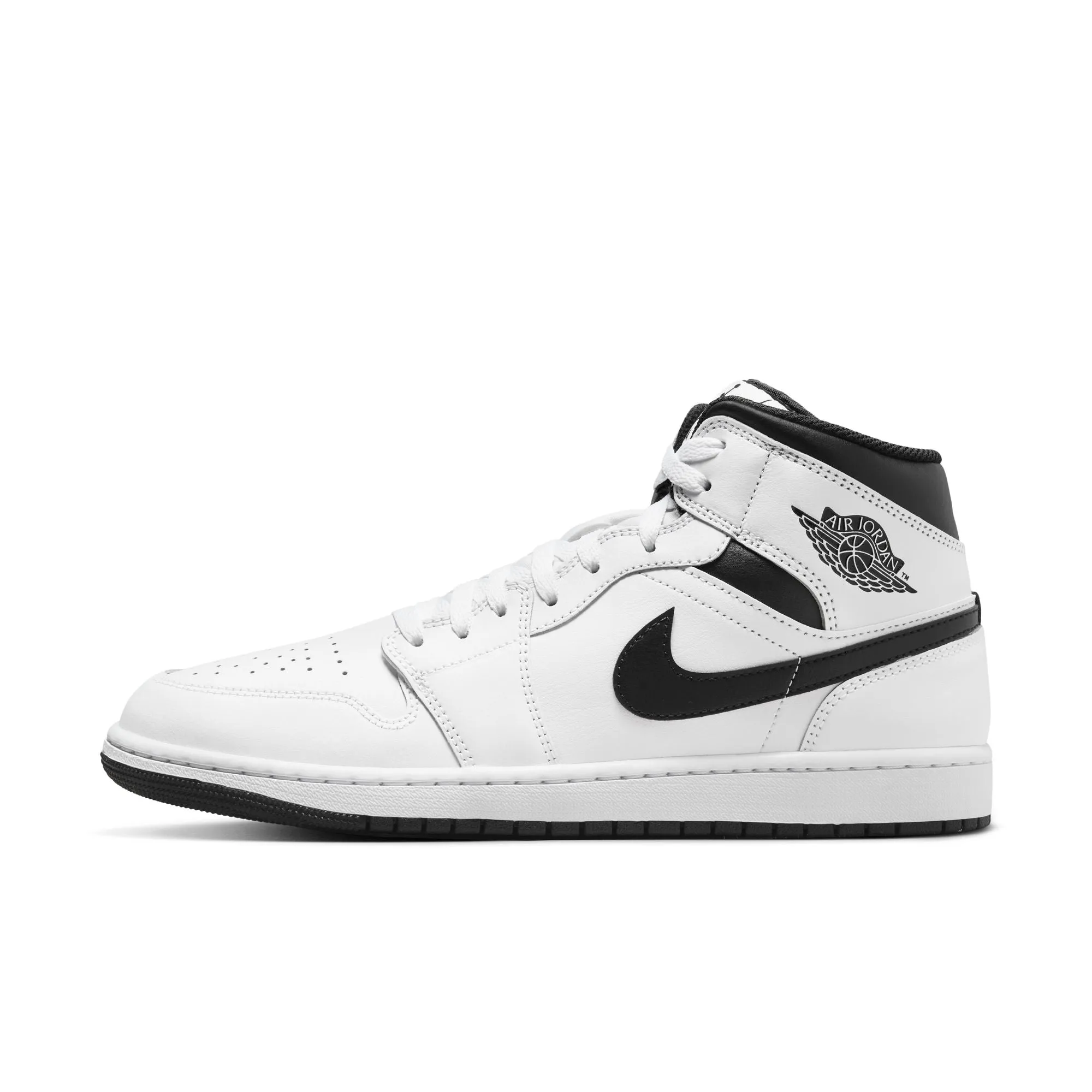 Jordan - Men - Air Jordan 1 Mid - White/Black