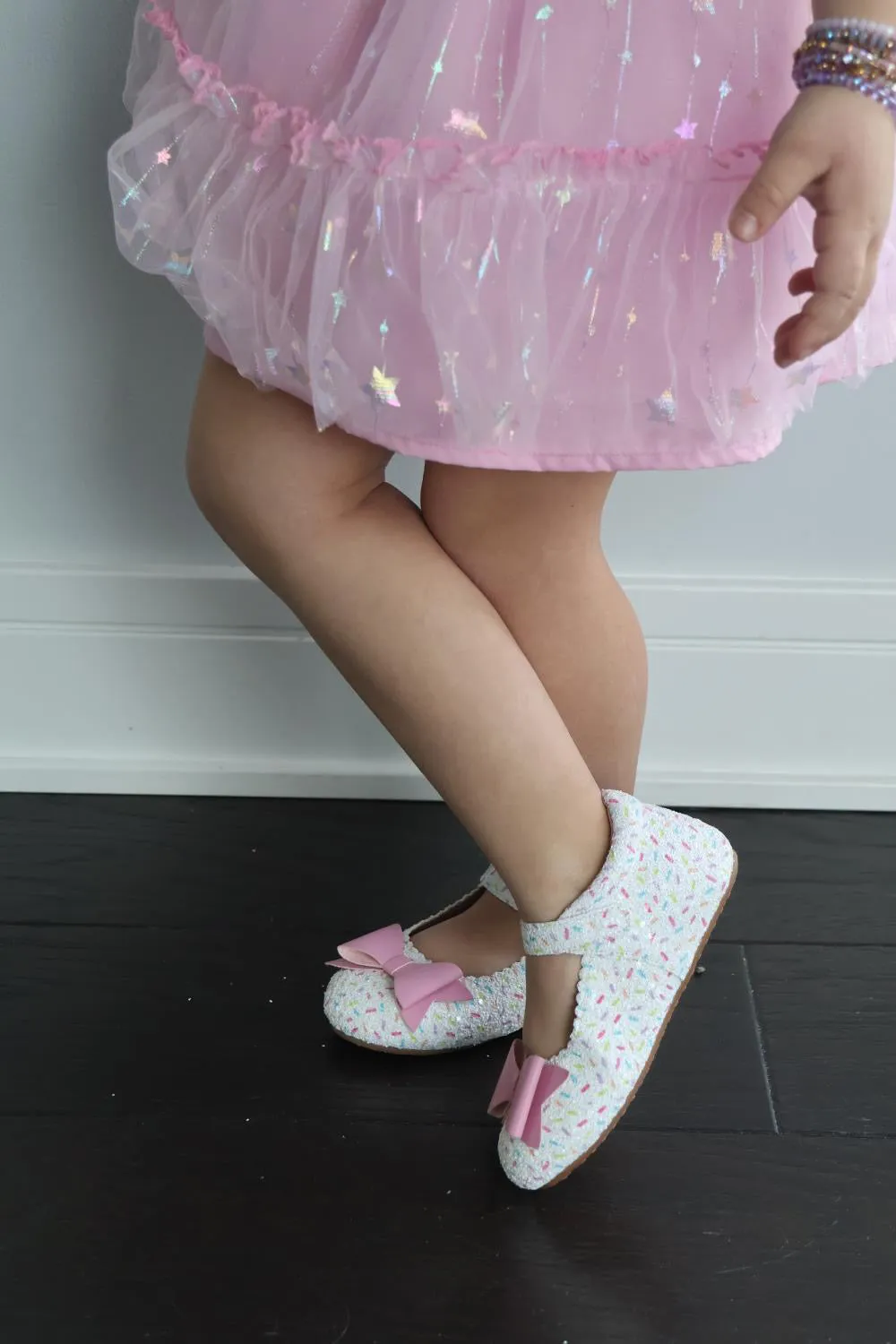JOY Glitter Sprinkle with Pink Bow