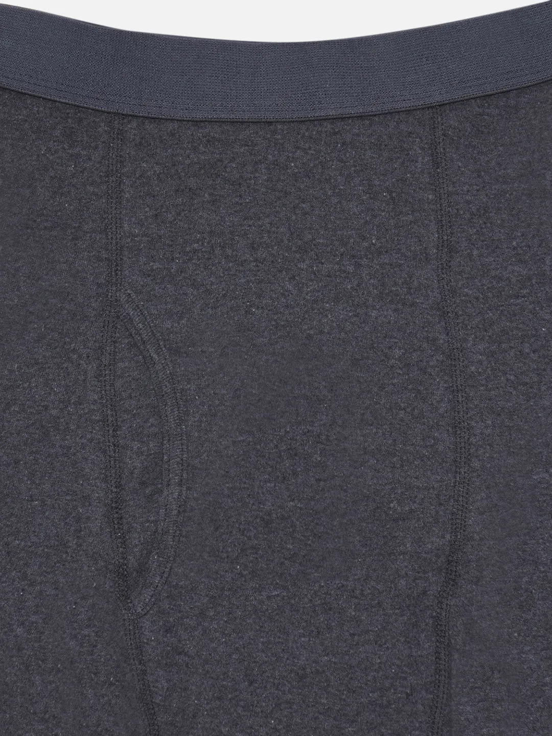 King Size - Plus Size Men's Pure Cotton Grey Solid Trunk Innerwear