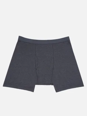 King Size - Plus Size Men's Pure Cotton Grey Solid Trunk Innerwear