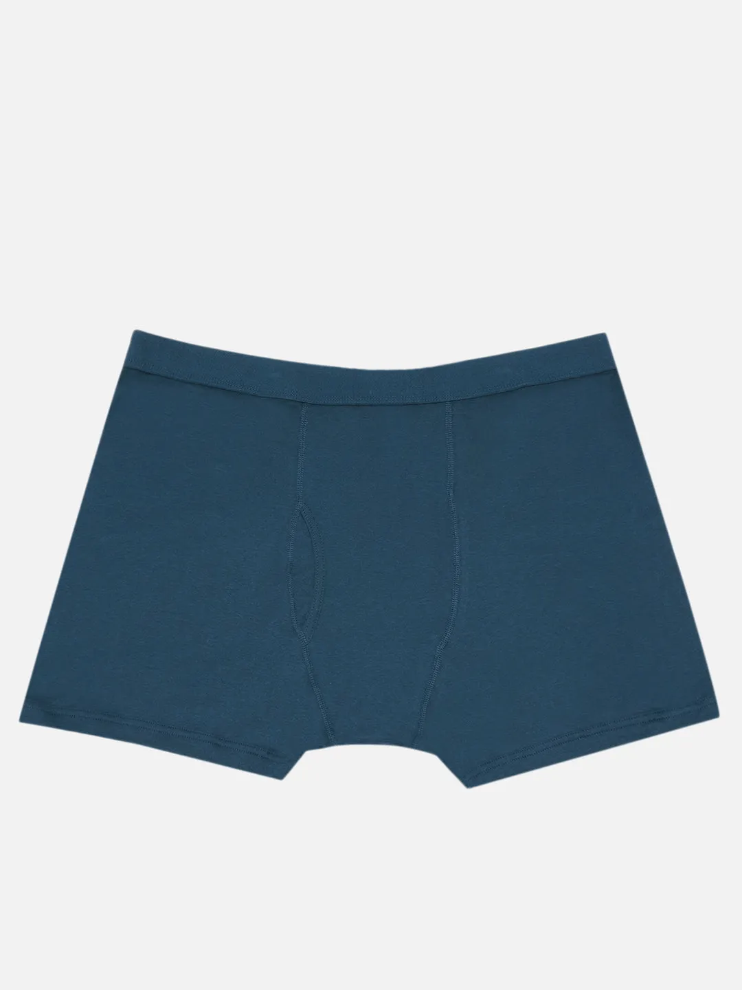 King Size - Plus Size Men's Pure Cotton Teal Solid Trunk Innerwear