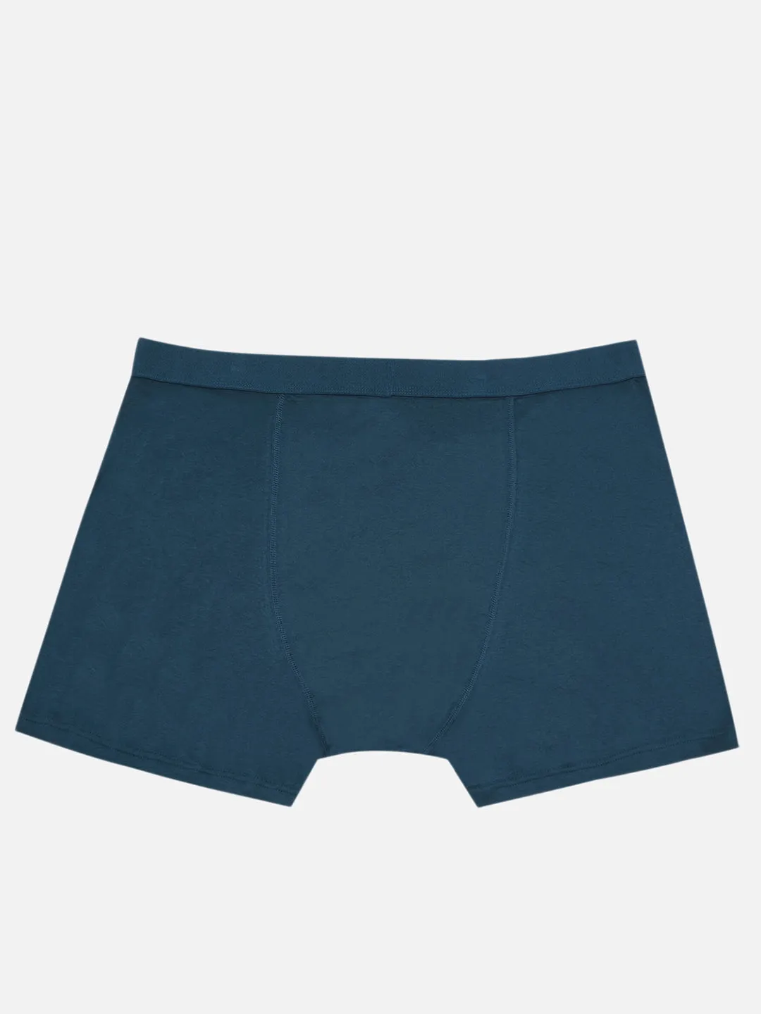 King Size - Plus Size Men's Pure Cotton Teal Solid Trunk Innerwear