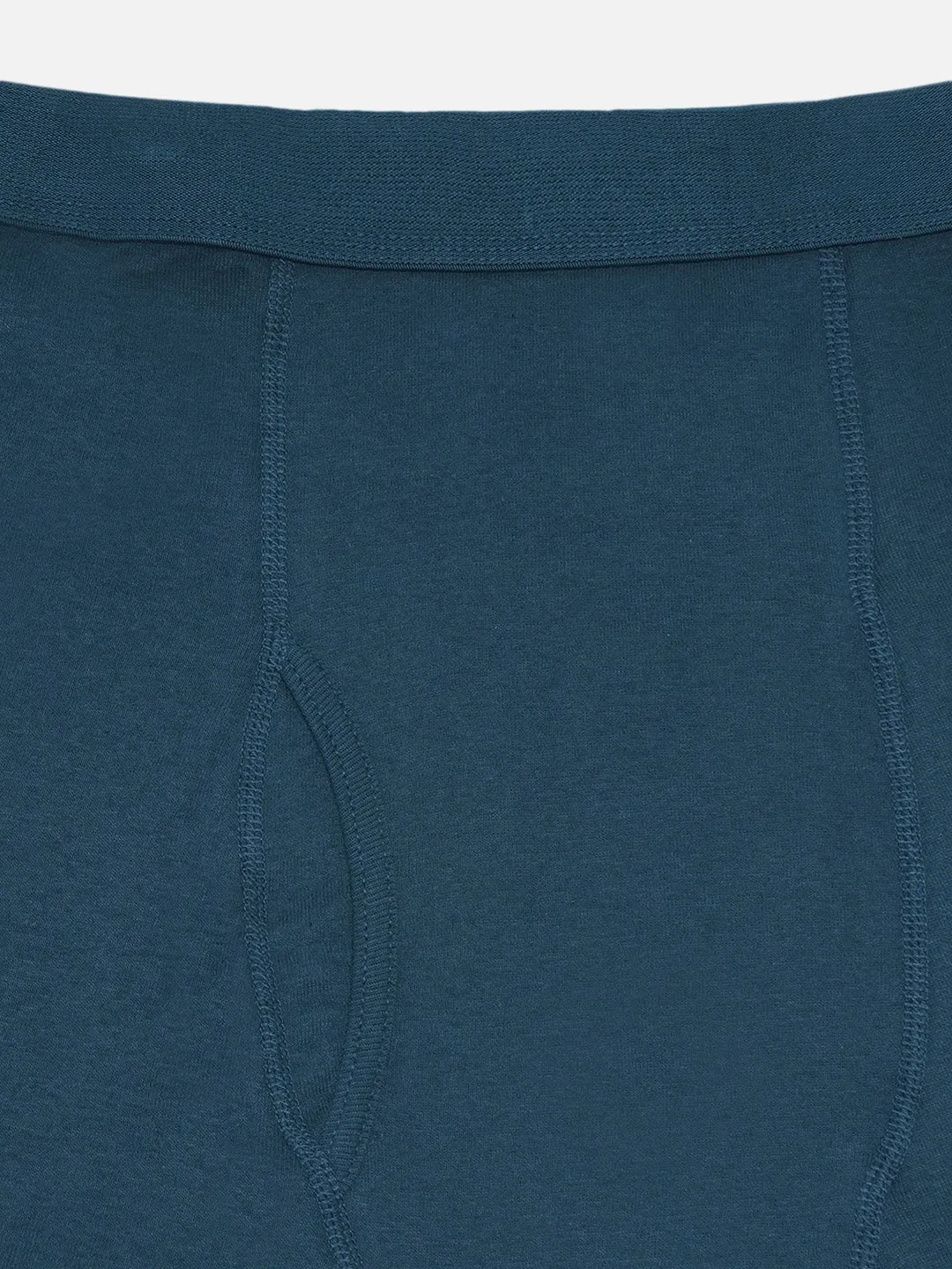 King Size - Plus Size Men's Pure Cotton Teal Solid Trunk Innerwear