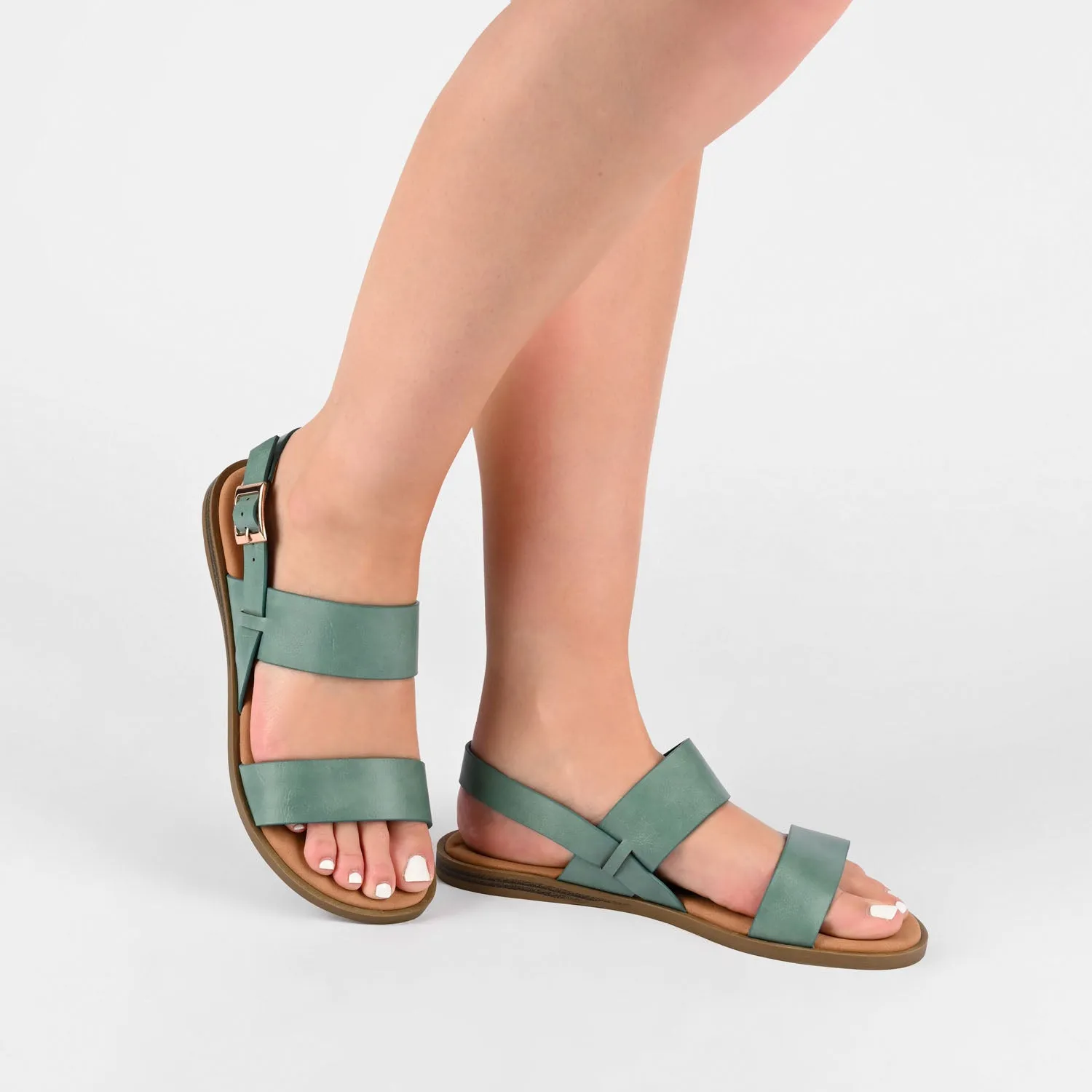 LAVINE STATEMENT MULTI STRAP SANDALS IN WIDE