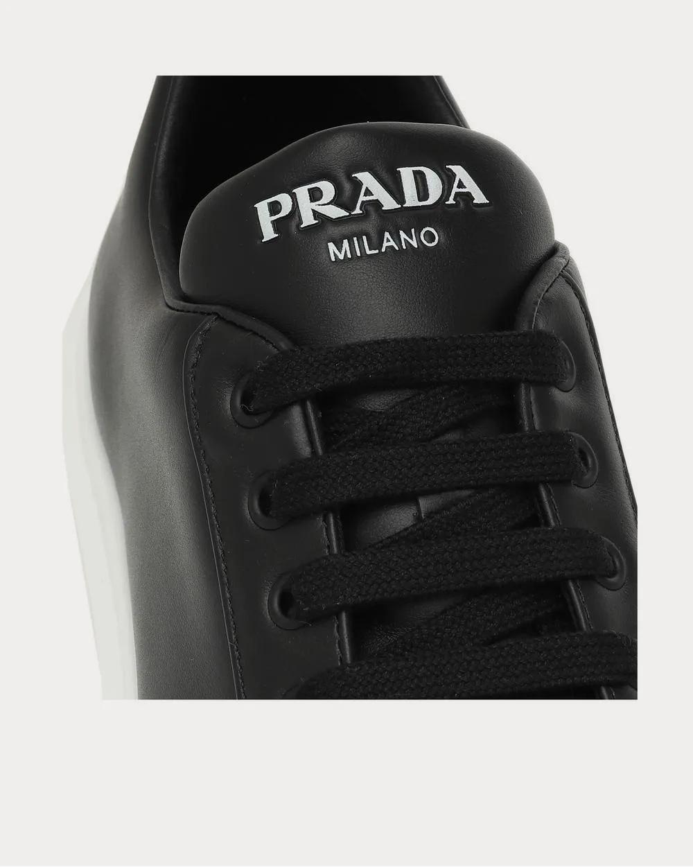 Leather platform Nero Low Top Sneakers