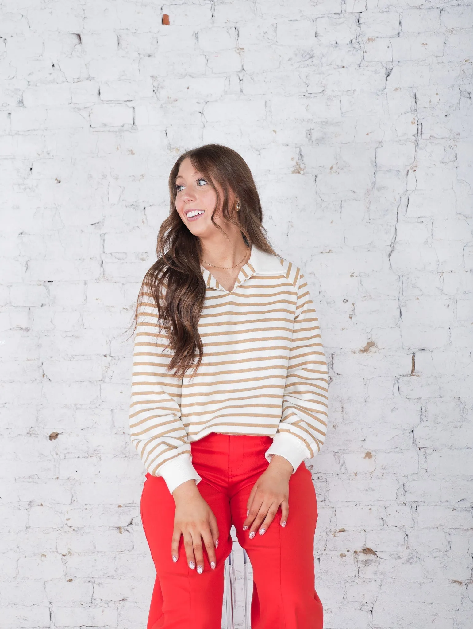 Leona Striped Sweater