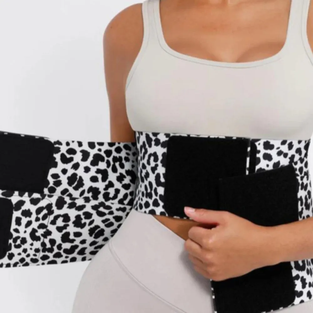Leopard Pattern Printed Double Strap Body Shaper