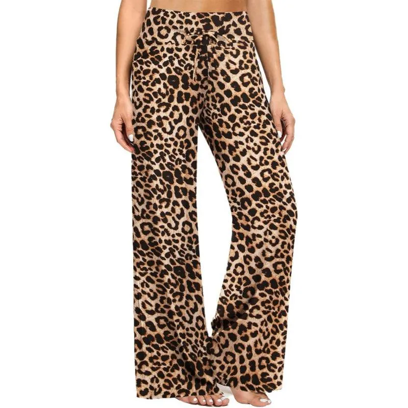 Leopard Print Pajama Pants