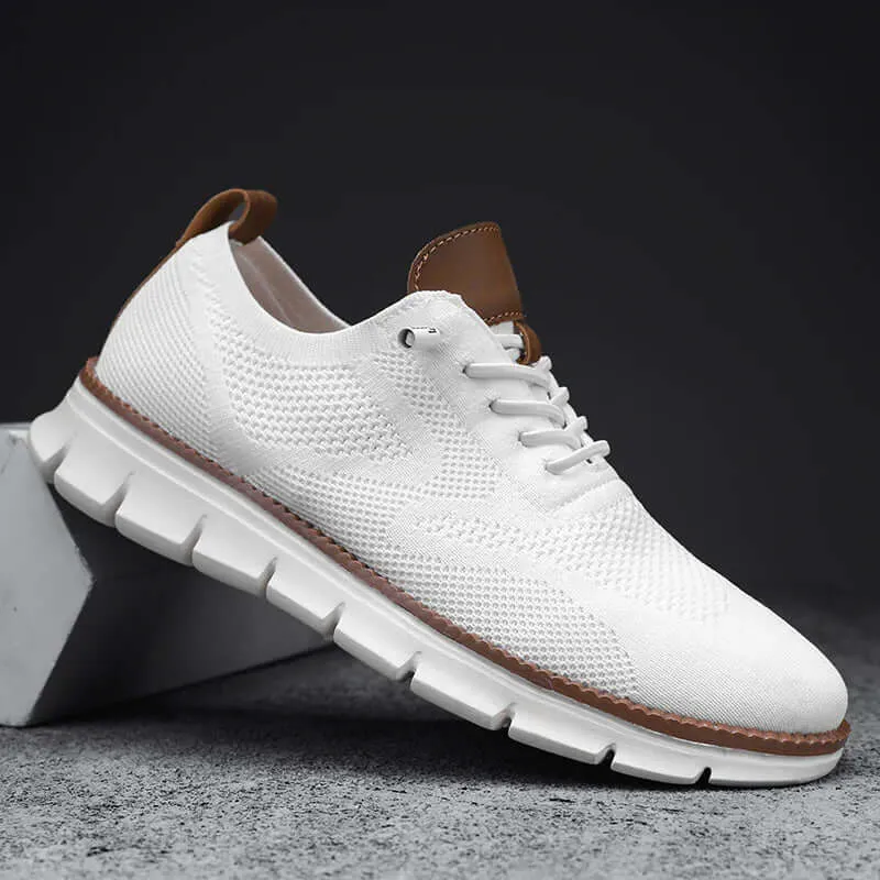 Men's Breathable Mesh Lace-Up Sneakers