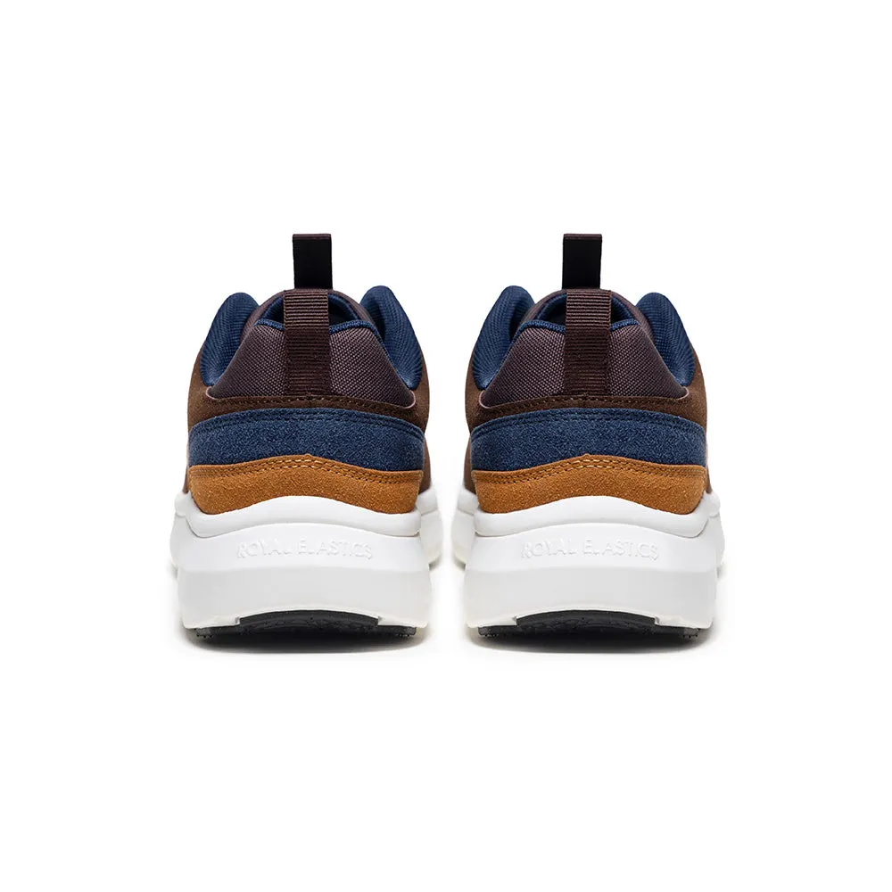Men's Riviera Brown Blue Casual Sneakers 07843-775