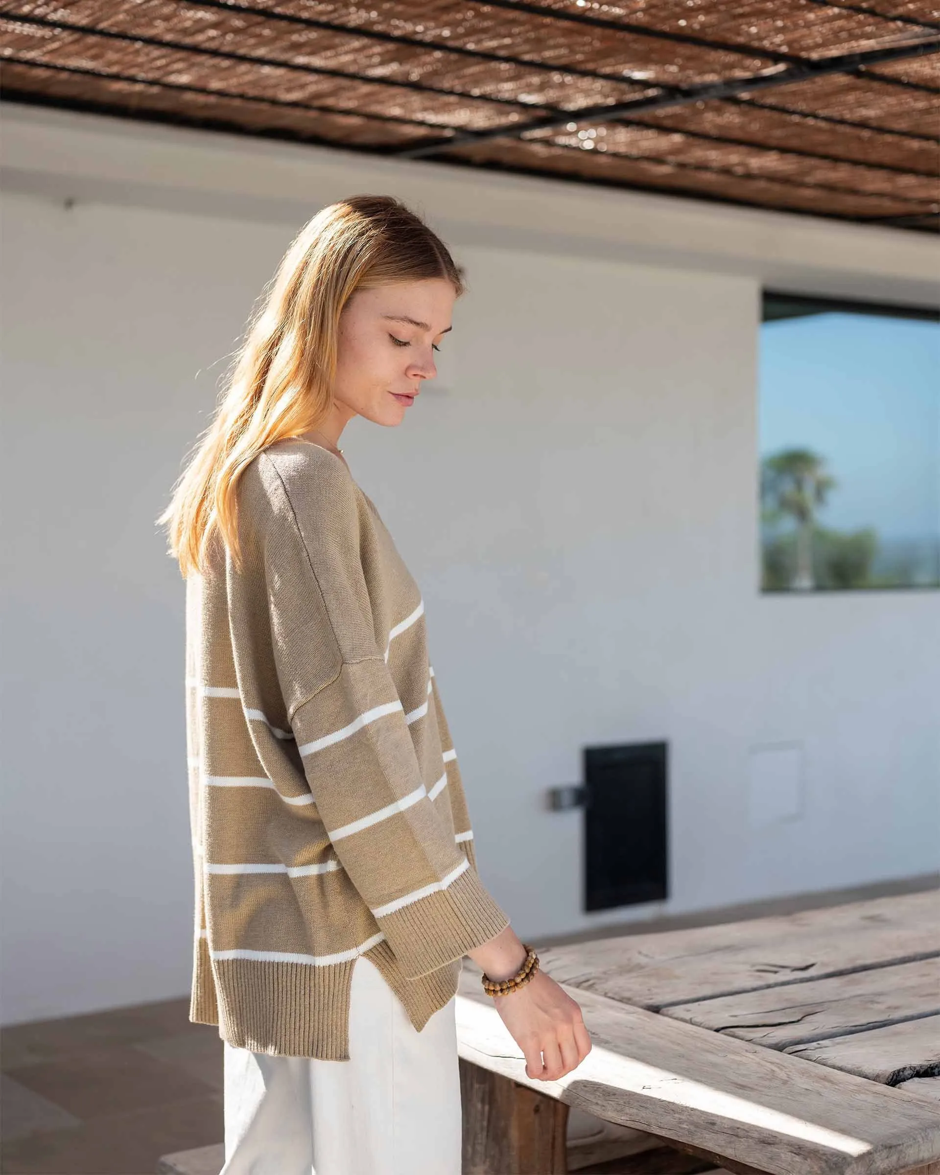 MERSEA - MONTAUK V-NECK SWEATER