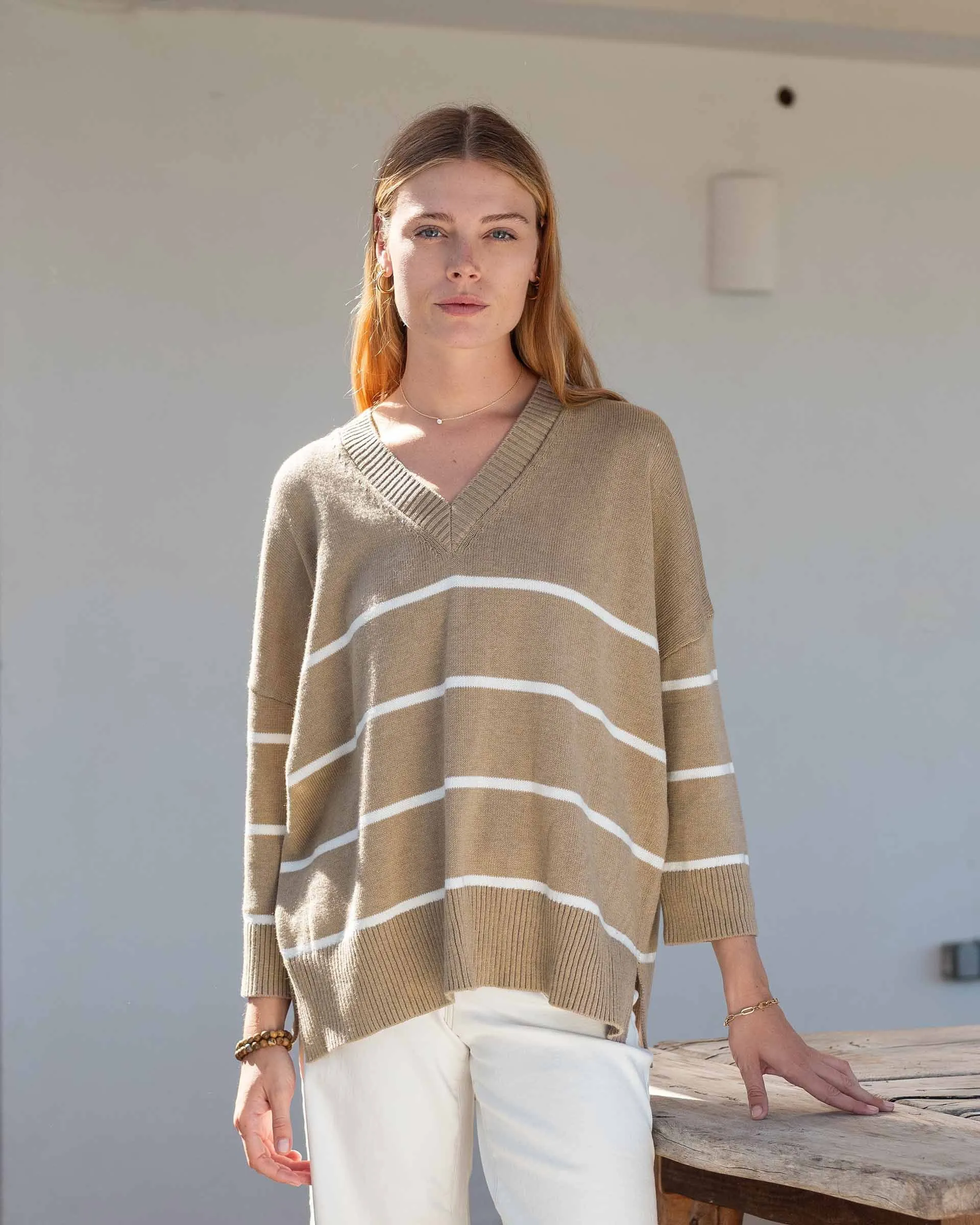 MERSEA - MONTAUK V-NECK SWEATER