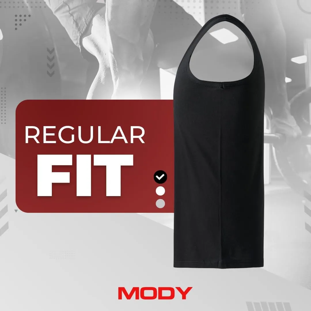 Mody Men Undershirt 5-Pack, Soft Undershirt, Tank Top for Men, Cotton Men Undershirt