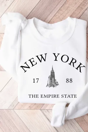New York New York Crew Neck Sweatshirt
