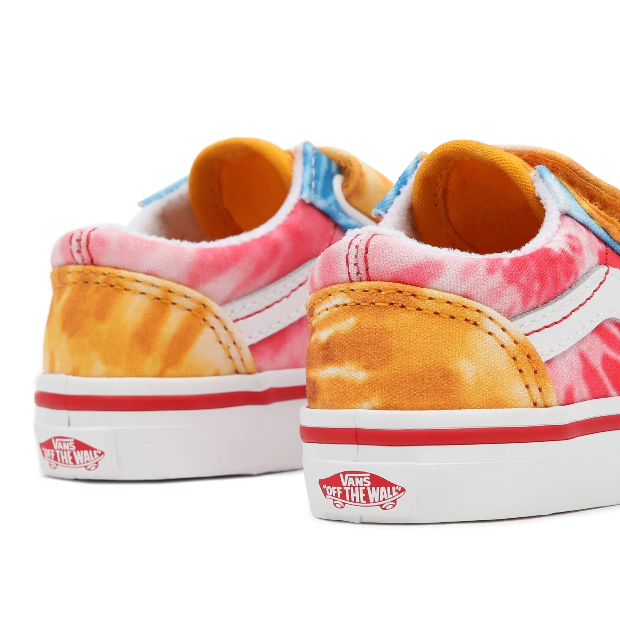 Old Skool V (Tie & dye Block) Multi-True White - by Vans