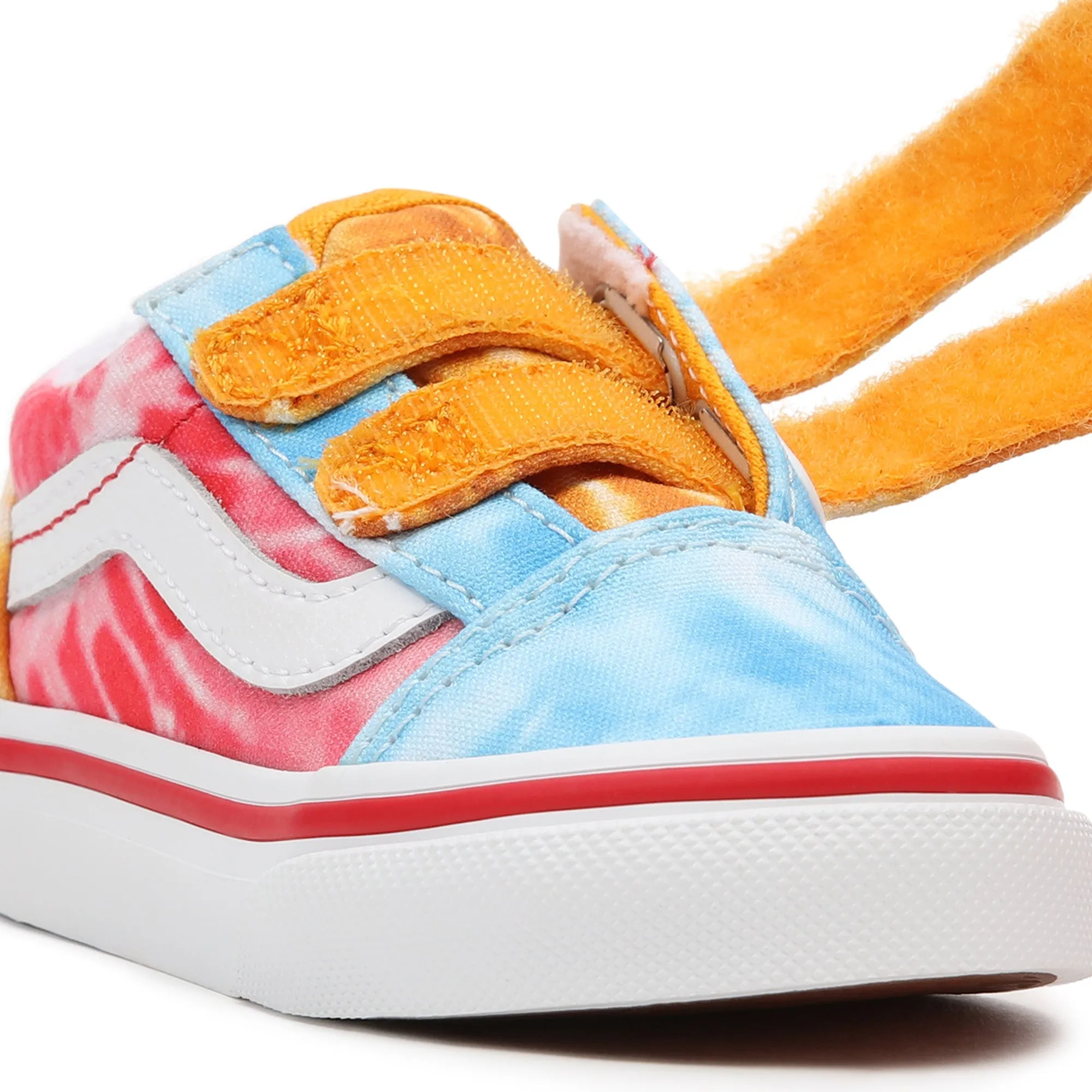 Old Skool V (Tie & dye Block) Multi-True White - by Vans