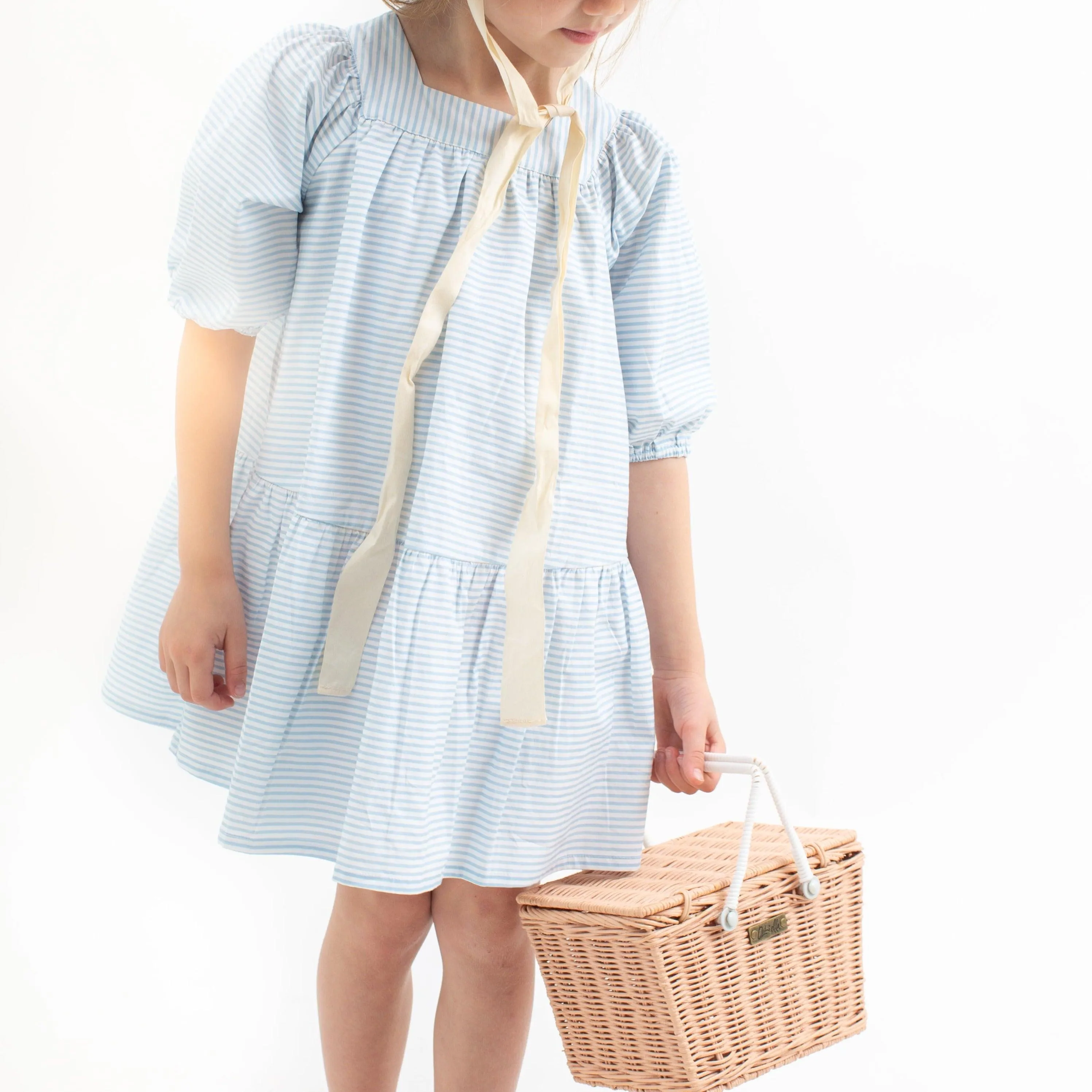 olli ella piki picnic basket, rose