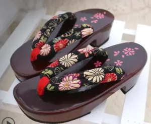 Princess Wear Japanese Wooden Sandals