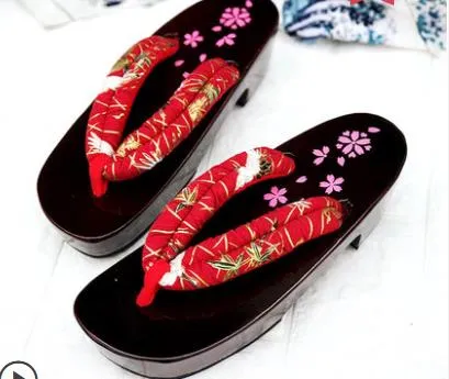 Princess Wear Japanese Wooden Sandals