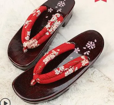Princess Wear Japanese Wooden Sandals