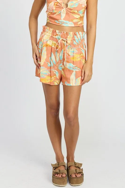 Printed Floral Shorts