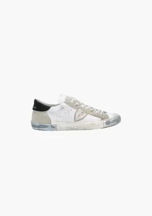 PRSX LOW WOMAN FOXY LAMINE BLANC