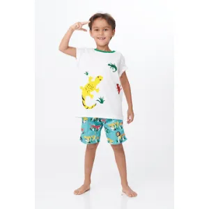 Raider Boardshorts in Green Safari