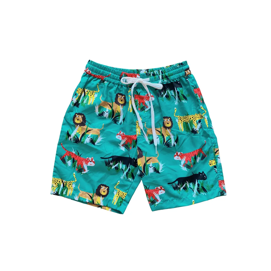 Raider Boardshorts in Green Safari