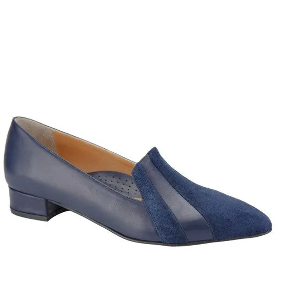 Relax H-26023-21 Black Suede & Leather Loafer