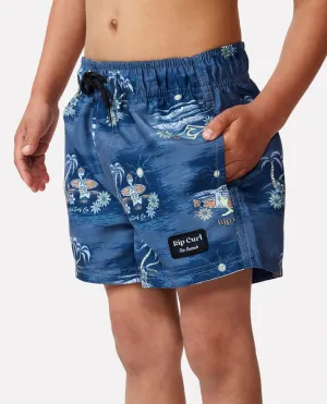 RIP CURL SHRED TOWN SCENIC VOLLEY-BOY - VINTAGE NAVY