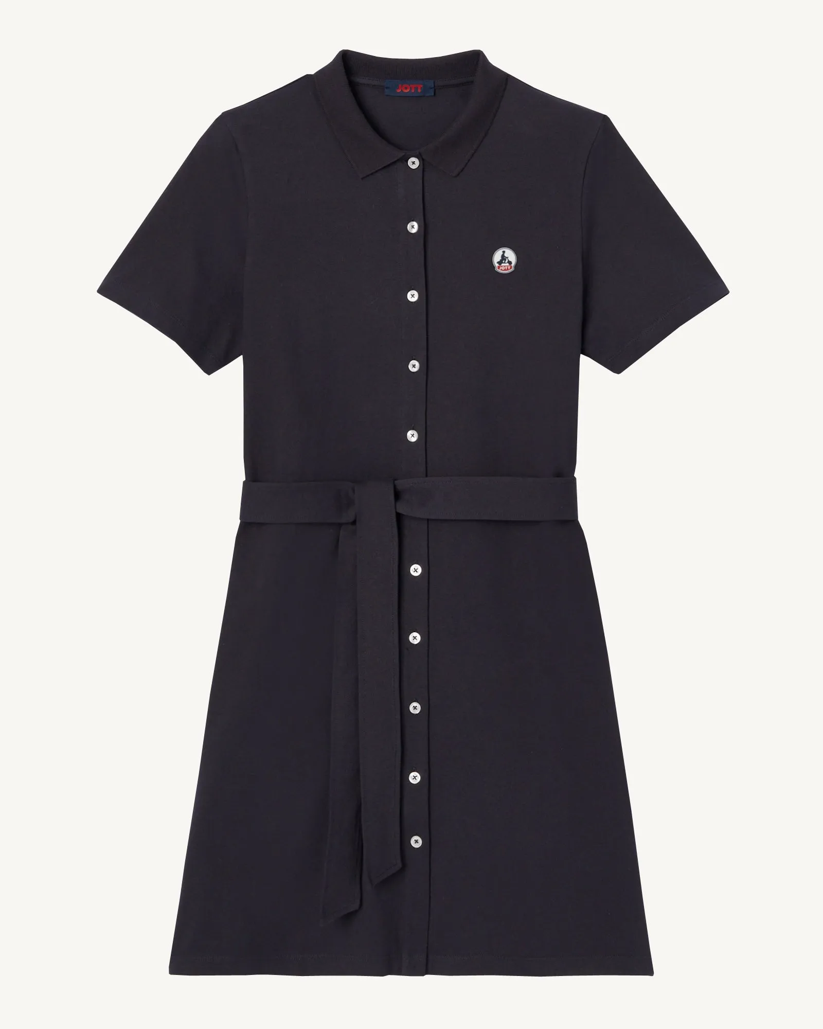 Robe polo femme en coton biologique Marine Valencia