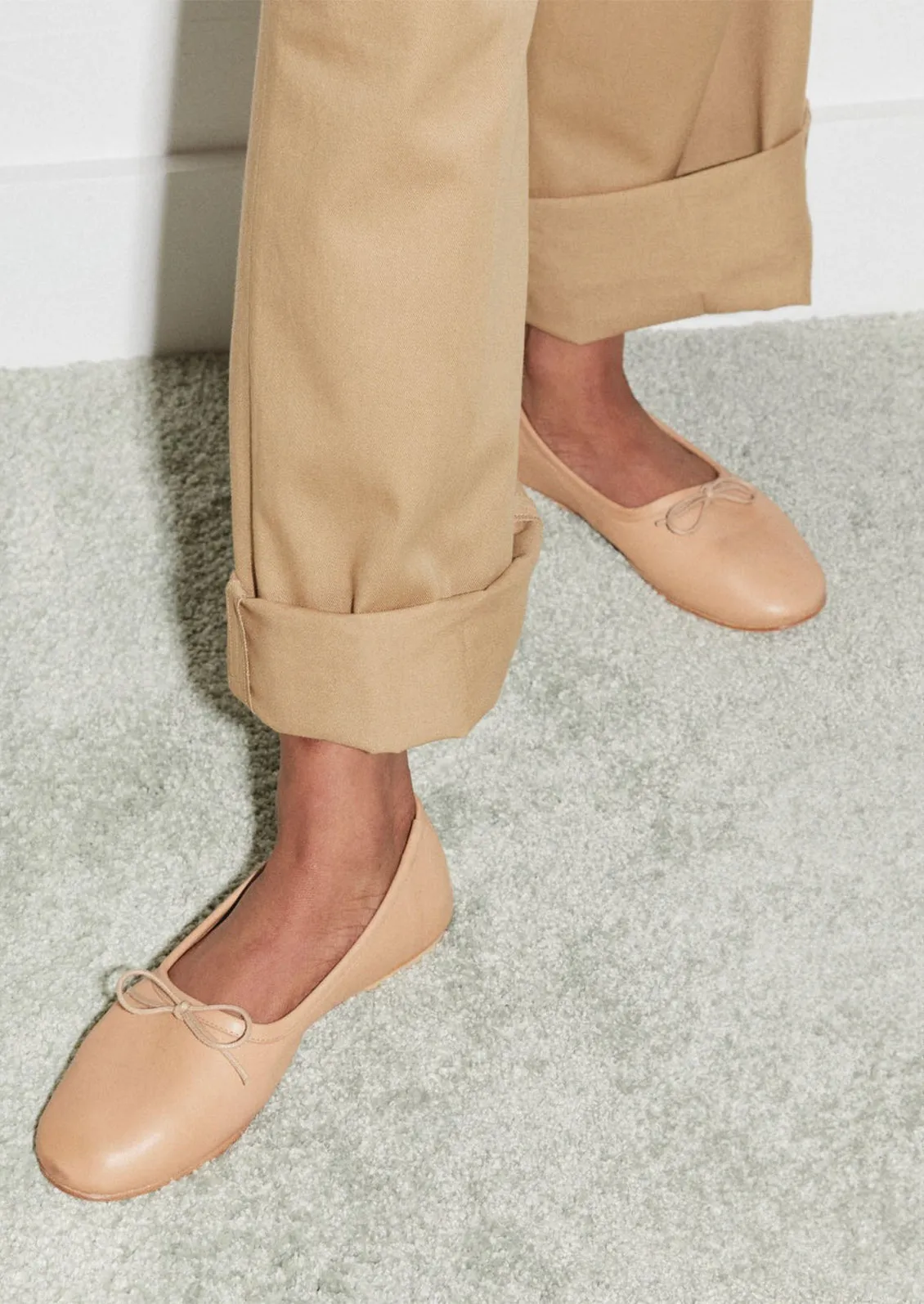 Roma Calf Leather Ballet Flat
