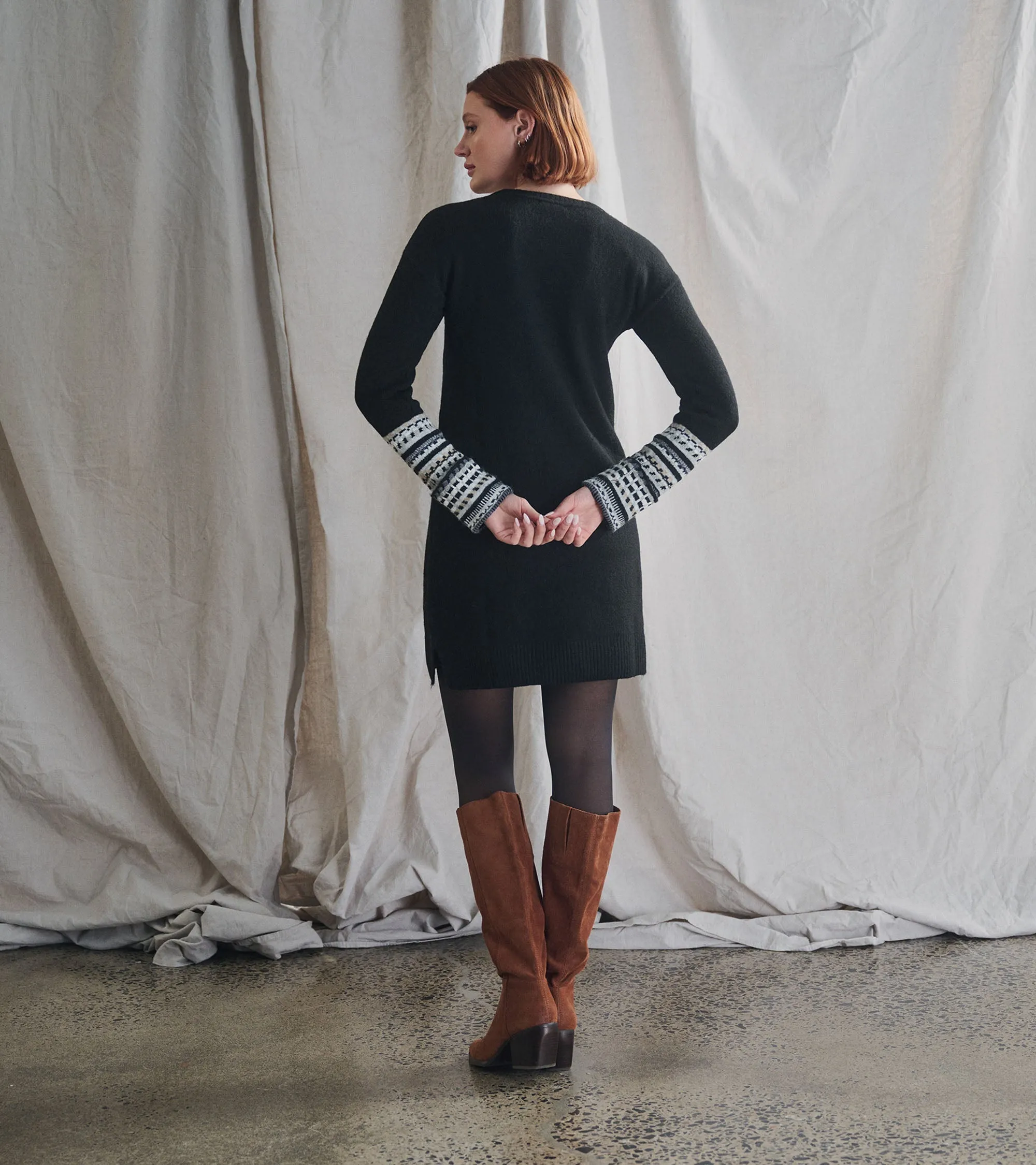 Sadie Jumper Dress - Black