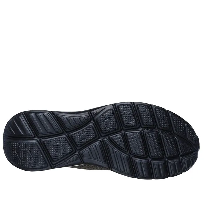 Skechers Mens Slip Ins Relaxed Fit Equalizer Standpoint 5.0 Olive Black