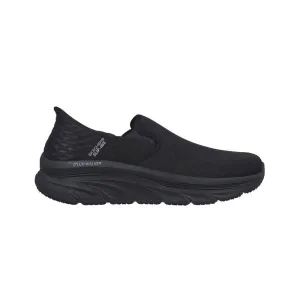 SKECHERS SLIP RESISTANT JODEN D'LUX WALKER SLIP ON BLACK - MENS