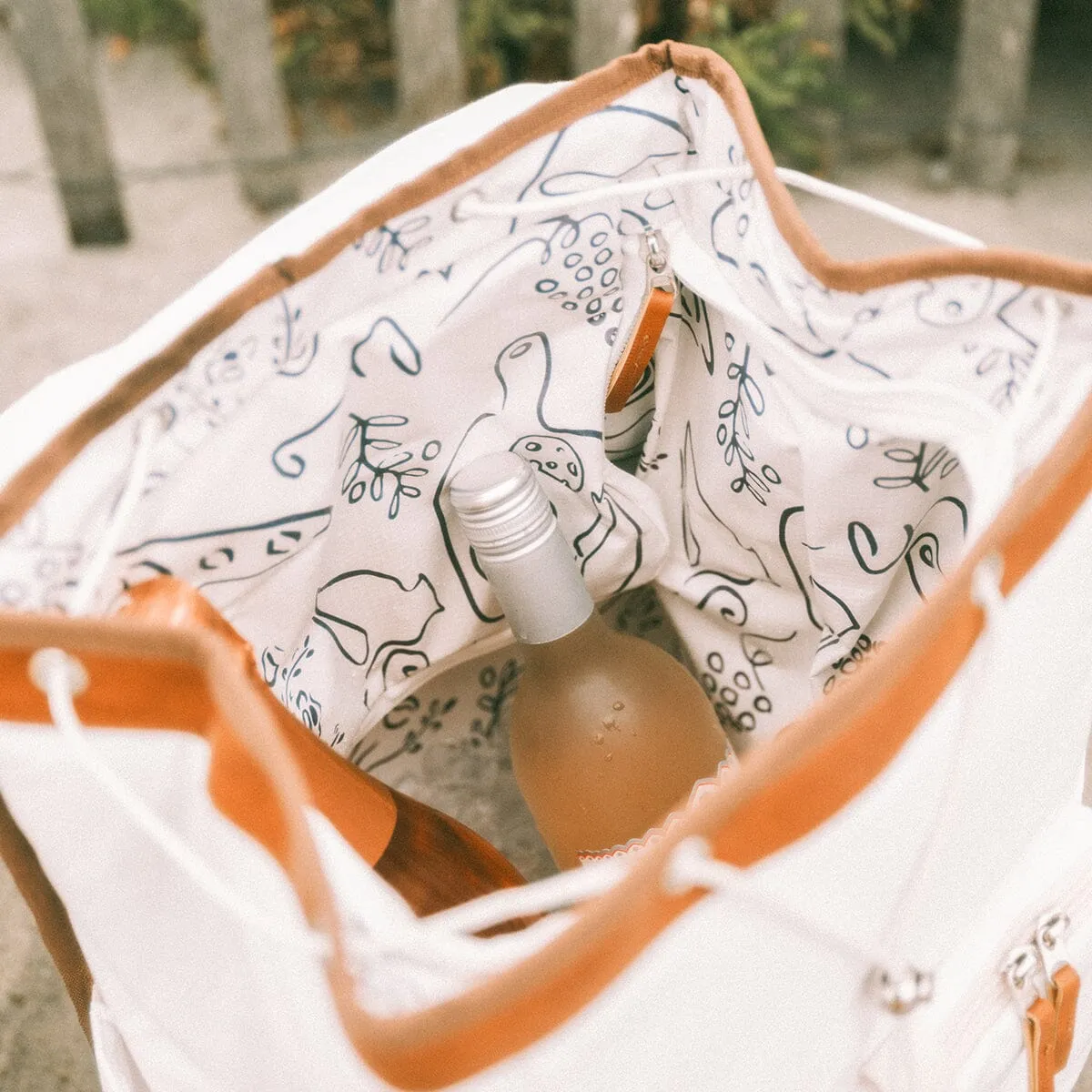 The Backpack Cooler - Rivie White