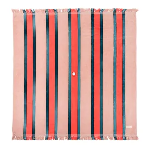 The Beach Blanket - Bistro Dusty Pink Stripe