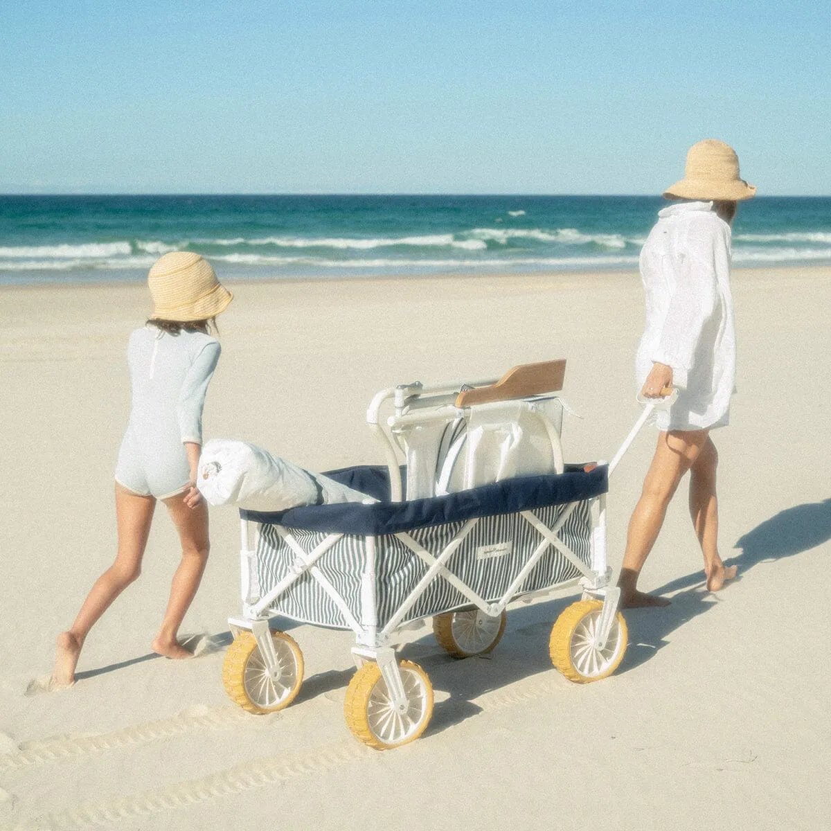 The Beach Cart - Lauren's Navy Stripe