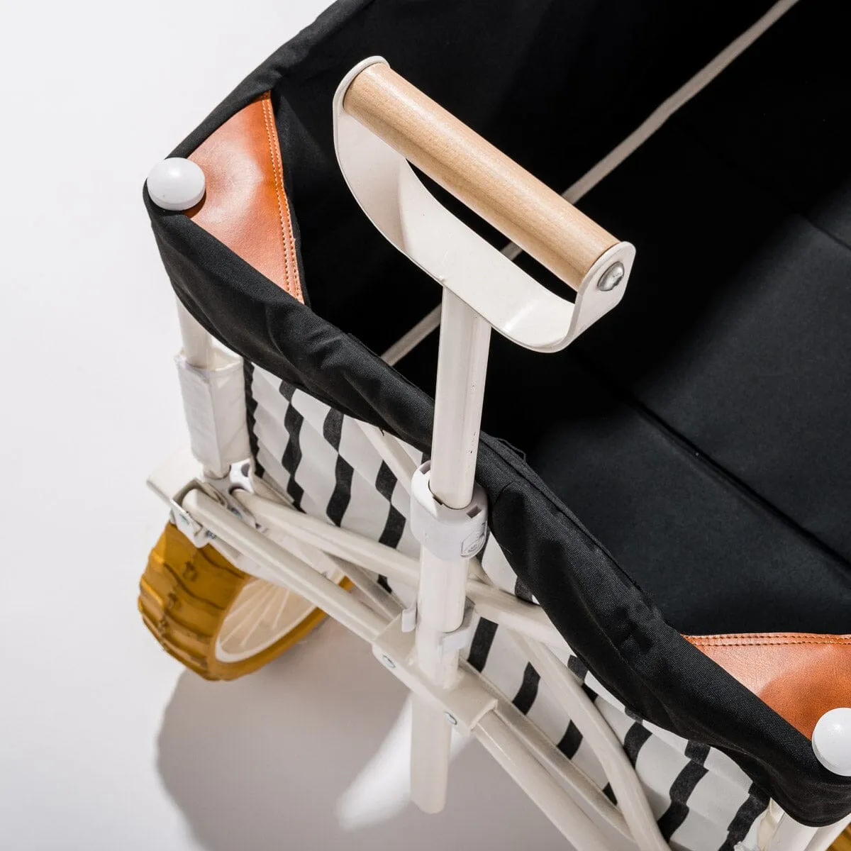 The Beach Cart - Monaco Black Stripe