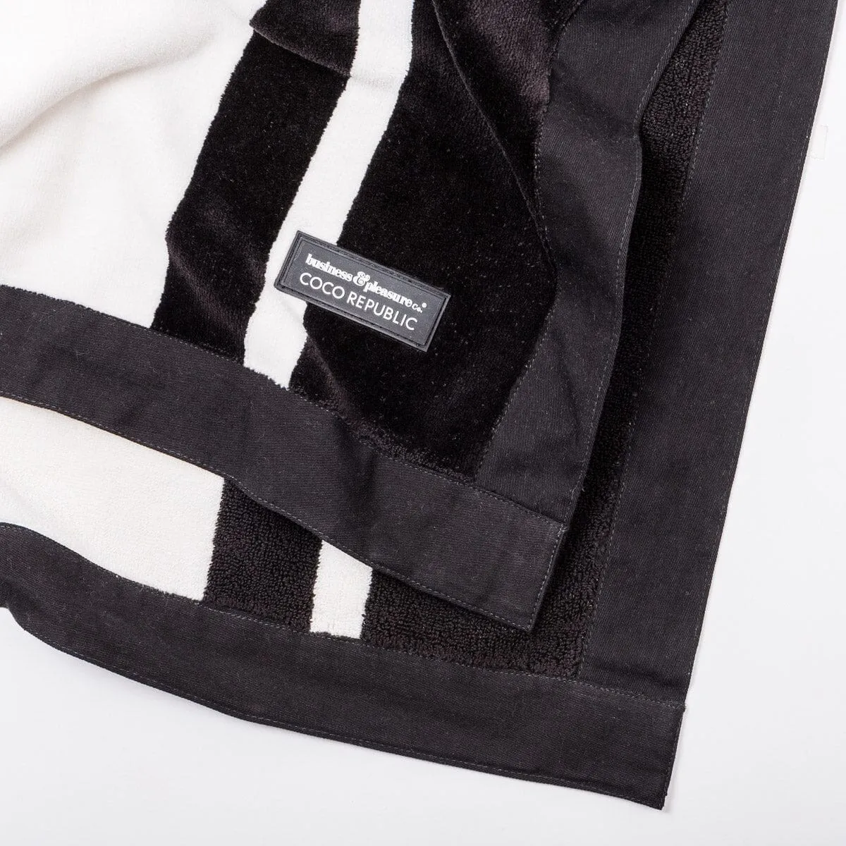The Beach Towel - Coco Republic - Black White