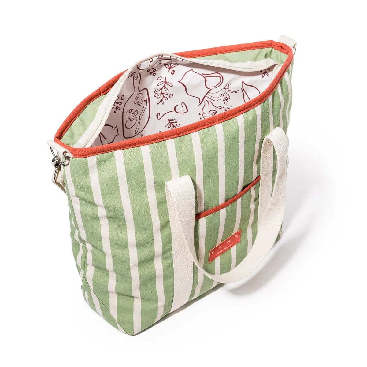 The Cooler Tote Bag - Elsa Stripe