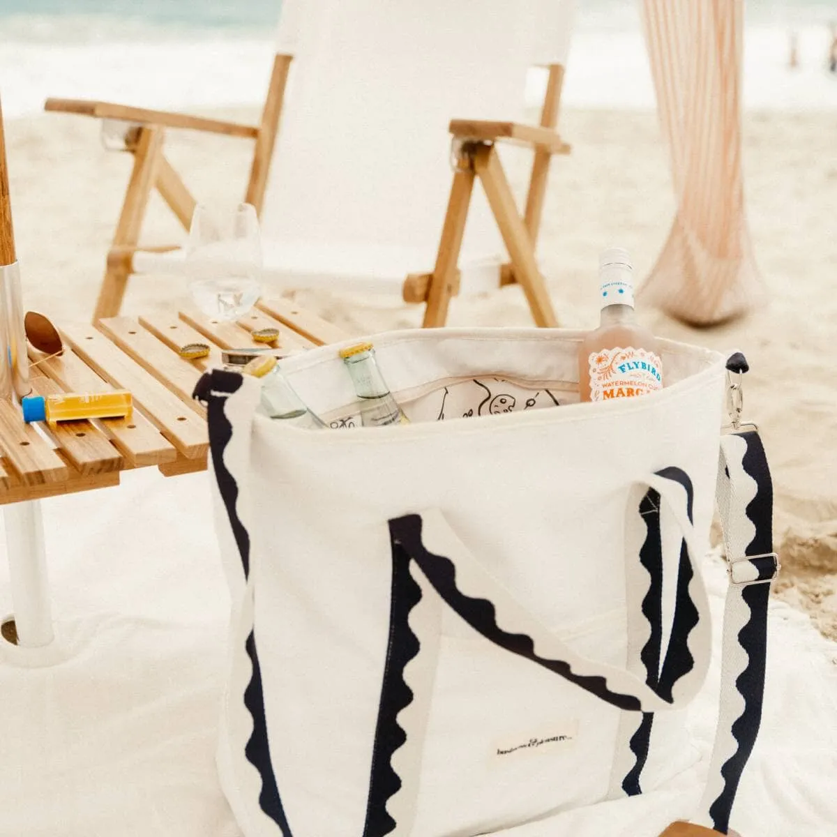 The Cooler Tote Bag - Rivie White
