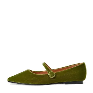 Thea Velvet Green