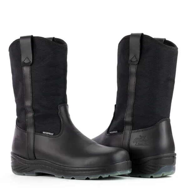 Thorogood Men's 10" ThoroFlex Black SlipOn Waterproof Round Toe Work Boots