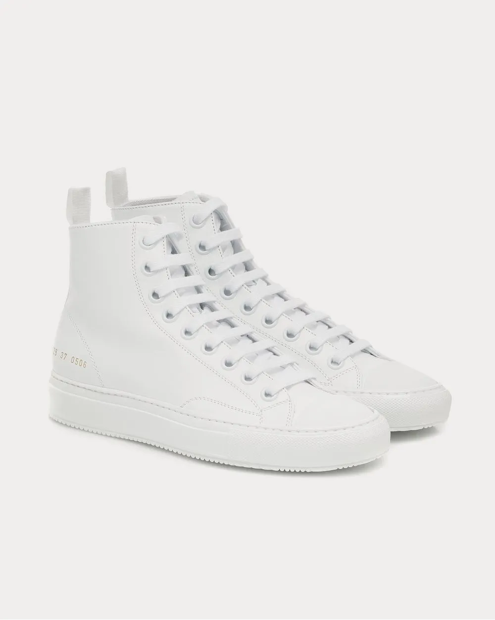 Tournament High leather White High Top Sneakers